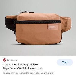 Lululemon clean lined belt bag